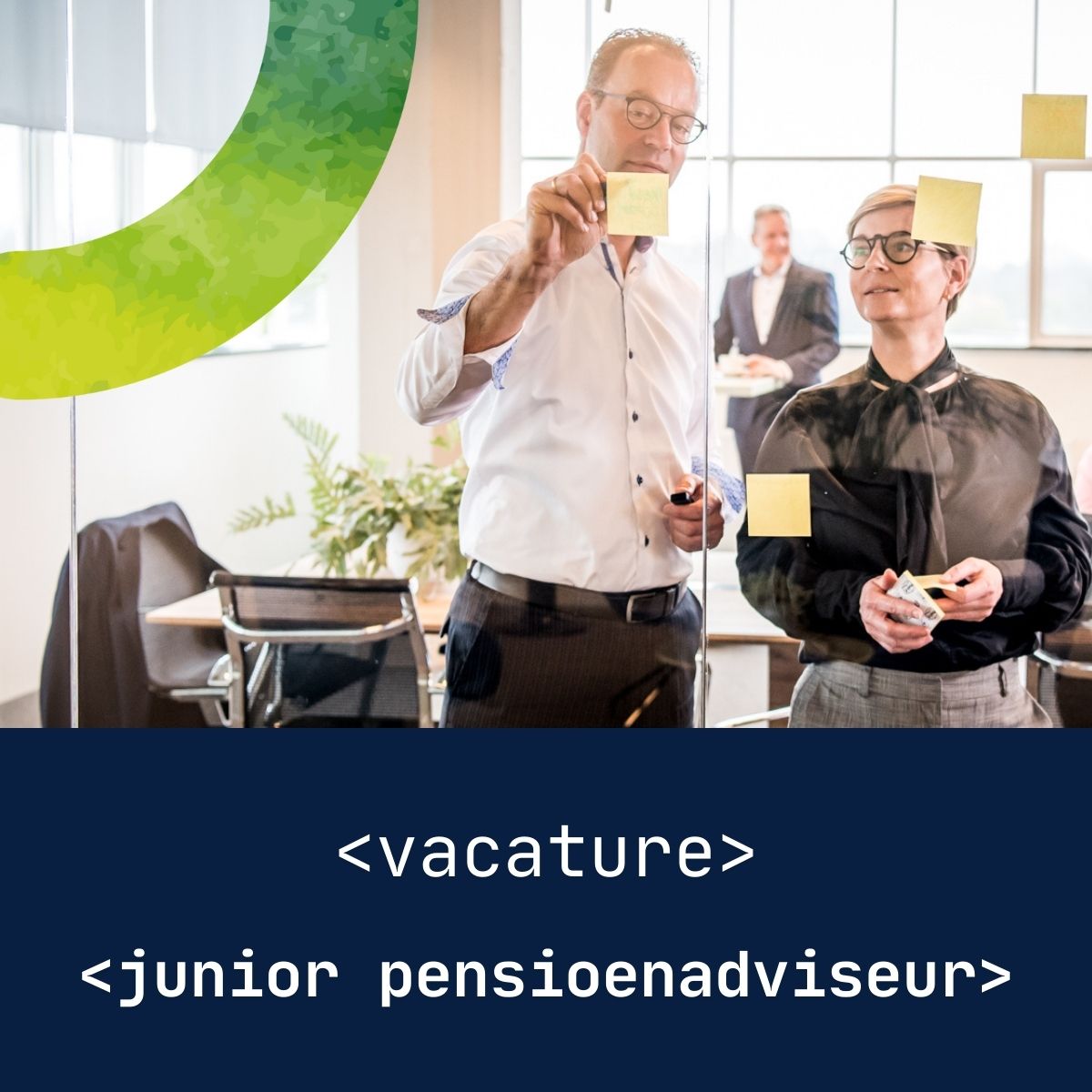 Vacature junior pensioenadviseur